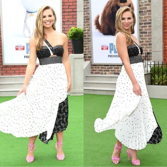 A.L.C. Aurora One-Shoulder Pleated Dress 6 - Picture 2 of 16